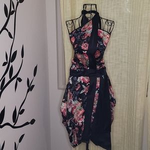 Agata Wrap Silk Dress